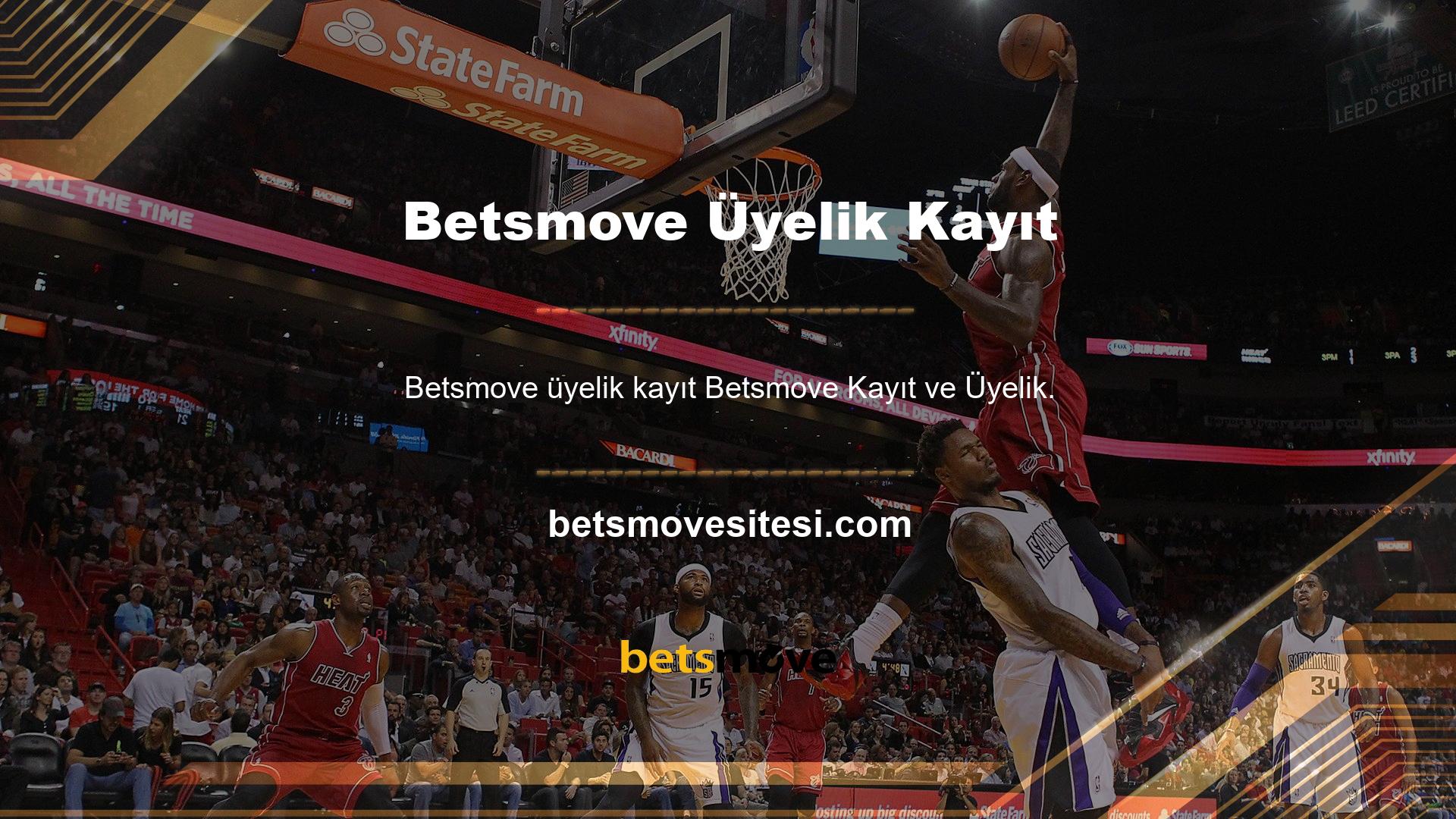 Betsmove kullanıcıların siteye bahse girmelerini gerektirmez